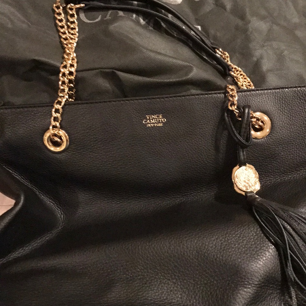 Vince Camuto black tote